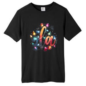 Christmas Lights Comma La Floral Kamala Harris Xmas 2024 Gift Tall Fusion ChromaSoft Performance T-Shirt