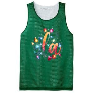 Christmas Lights Comma La Floral Kamala Harris Xmas 2024 Gift Mesh Reversible Basketball Jersey Tank