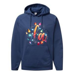 Christmas Lights Comma La Floral Kamala Harris Xmas 2024 Gift Performance Fleece Hoodie