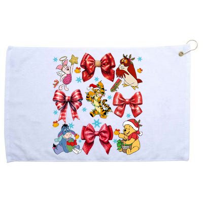 Christmas Lights Coquette Bows Pooh And Friends Coquette Grommeted Golf Towel