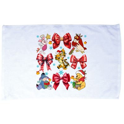 Christmas Lights Coquette Bows Pooh And Friends Coquette Microfiber Hand Towel