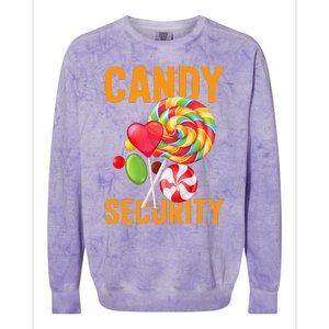 candy land costumes adult candy land candy security Colorblast Crewneck Sweatshirt