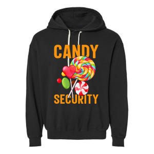 candy land costumes adult candy land candy security Garment-Dyed Fleece Hoodie