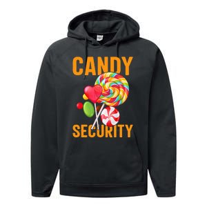 candy land costumes adult candy land candy security Performance Fleece Hoodie