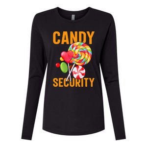 candy land costumes adult candy land candy security Womens Cotton Relaxed Long Sleeve T-Shirt