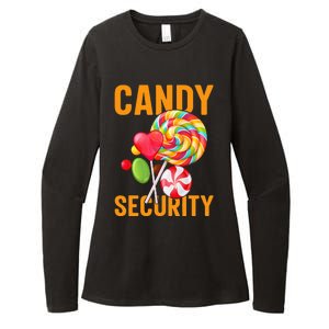 candy land costumes adult candy land candy security Womens CVC Long Sleeve Shirt