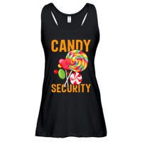 candy land costumes adult candy land candy security Ladies Essential Flowy Tank