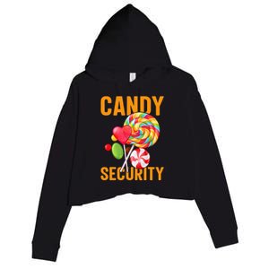 candy land costumes adult candy land candy security Crop Fleece Hoodie