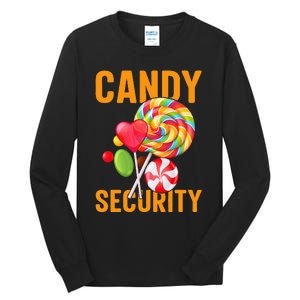 candy land costumes adult candy land candy security Tall Long Sleeve T-Shirt