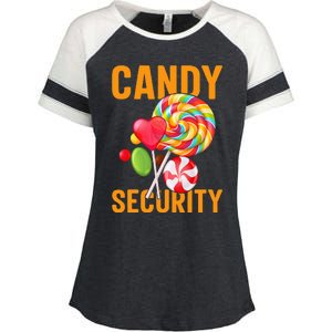 candy land costumes adult candy land candy security Enza Ladies Jersey Colorblock Tee