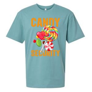 candy land costumes adult candy land candy security Sueded Cloud Jersey T-Shirt