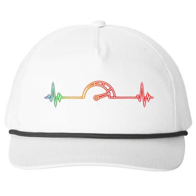 Car Lover Car Racing Speedometer Snapback Five-Panel Rope Hat