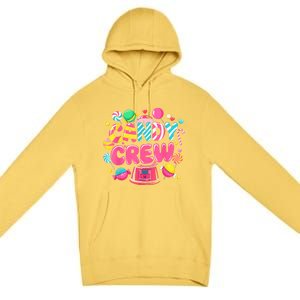 Candy Land Candy Crew Decorations Sweetie Candy Squad Party Premium Pullover Hoodie