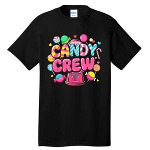 Candy Land Candy Crew Decorations Sweetie Candy Squad Party Tall T-Shirt