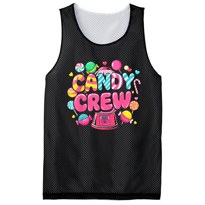 Candy Land Candy Crew Decorations Sweetie Candy Squad Party Mesh Reversible Basketball Jersey Tank