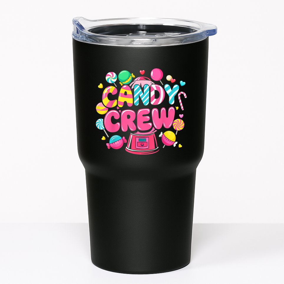 Candy Land Candy Crew Decorations Sweetie Candy Squad Party Tumbler