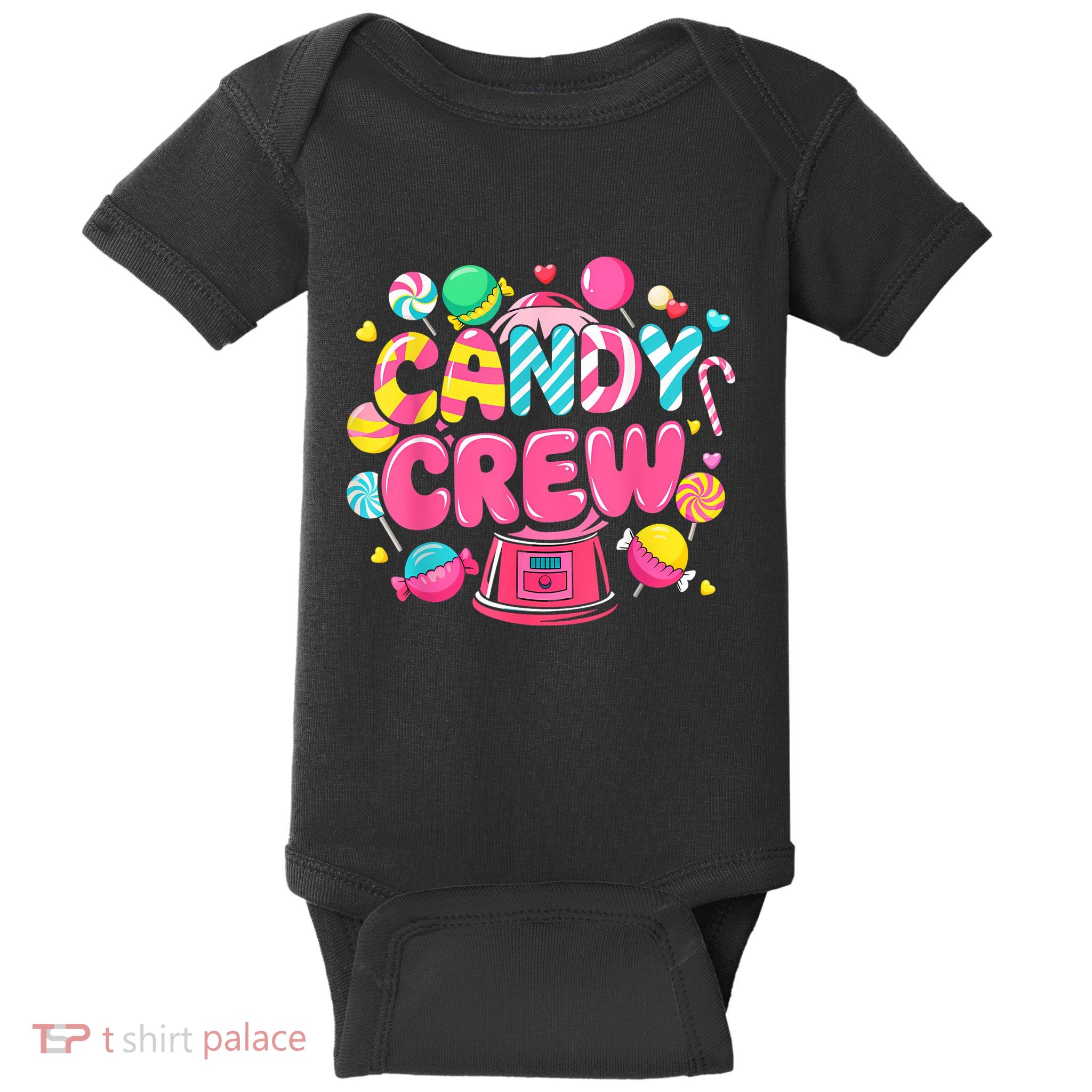Candy Land Candy Crew Decorations Sweetie Candy Squad Party Baby Bodysuit