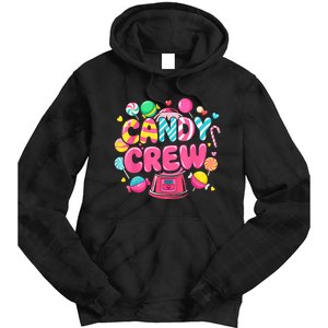 Candy Land Candy Crew Decorations Sweetie Candy Squad Party Tie Dye Hoodie