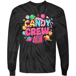 Candy Land Candy Crew Decorations Sweetie Candy Squad Party Tie-Dye Long Sleeve Shirt