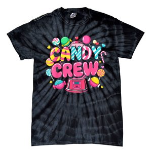 Candy Land Candy Crew Decorations Sweetie Candy Squad Party Tie-Dye T-Shirt