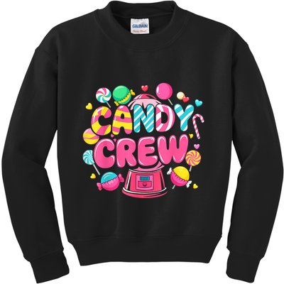 Candy Land Candy Crew Decorations Sweetie Candy Squad Party Kids Sweatshirt