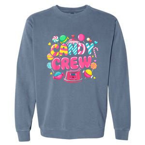 Candy Land Candy Crew Decorations Sweetie Candy Squad Party Garment-Dyed Sweatshirt