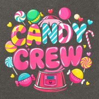 Candy Land Candy Crew Decorations Sweetie Candy Squad Party Cotton Canvas Backpack