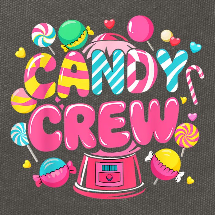Candy Land Candy Crew Decorations Sweetie Candy Squad Party Cotton Canvas Backpack