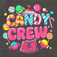 Candy Land Candy Crew Decorations Sweetie Candy Squad Party Vector Backpack