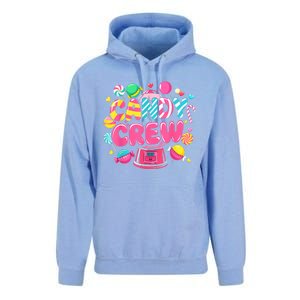 Candy Land Candy Crew Decorations Sweetie Candy Squad Party Unisex Surf Hoodie