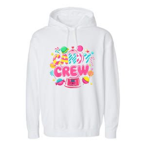 Candy Land Candy Crew Decorations Sweetie Candy Squad Party Garment-Dyed Fleece Hoodie