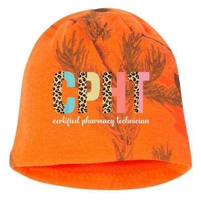 CPHT Leopard Certified Pharmacy Technician Kati - Camo Knit Beanie