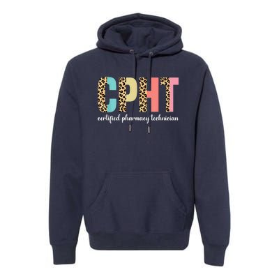 CPHT Leopard Certified Pharmacy Technician Premium Hoodie