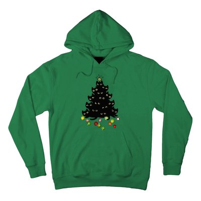 Cat Lovers Cute And Funny Holiday Tree Christmas Hoodie