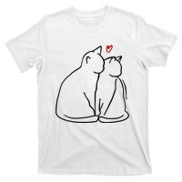 Cat Lover Cute Valentine T-Shirt