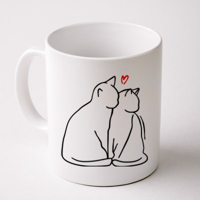 Cat Lover Cute Valentine Coffee Mug