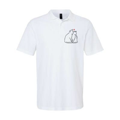 Cat Lover Cute Valentine Polo