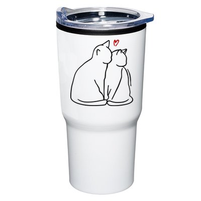Cat Lover Cute Valentine Tumbler
