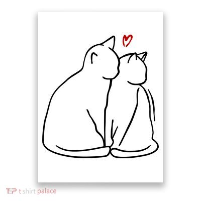 Cat Lover Cute Valentine Poster