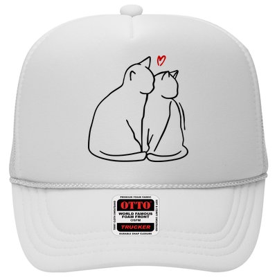 Cat Lover Cute Valentine Trucker Hat