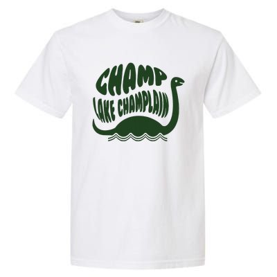 Champ Lake Champlain Monster American Folklore Garment-Dyed Heavyweight T-Shirt