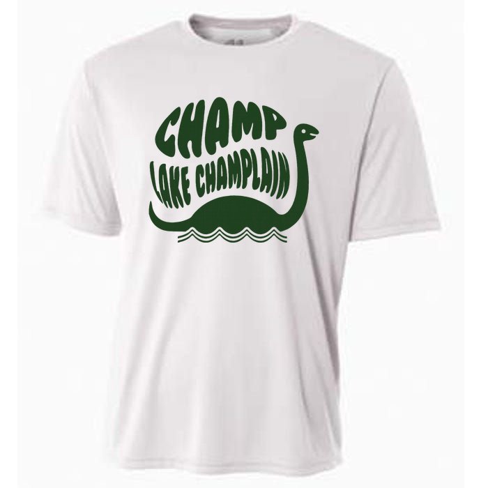 Champ Lake Champlain Monster American Folklore Cooling Performance Crew T-Shirt