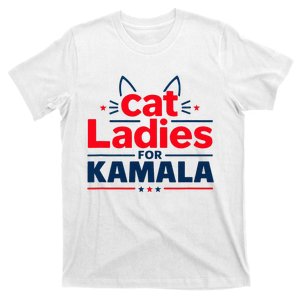 Cat Ladies Cat Lettering Positive T-Shirt