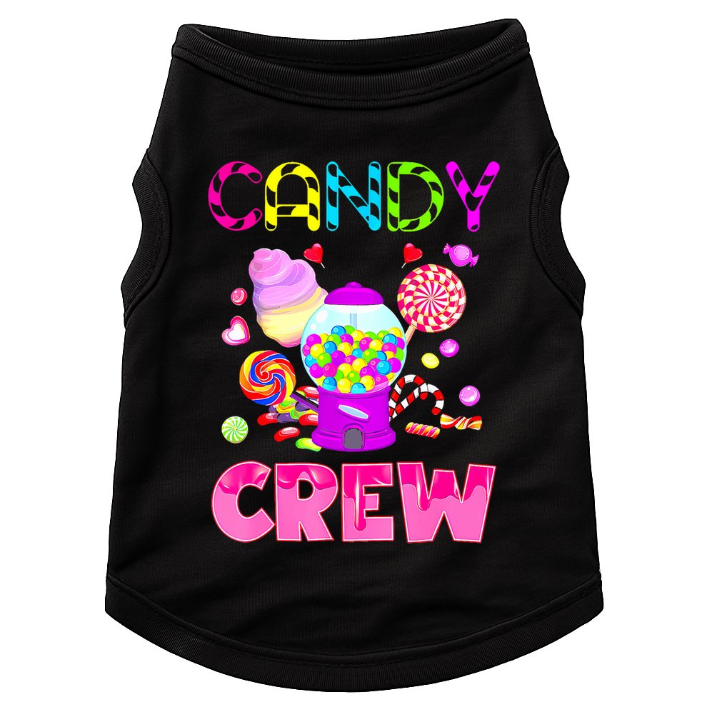 Candy Land Costume Women Candy Crew Sweetie Candy Squad Doggie Tank