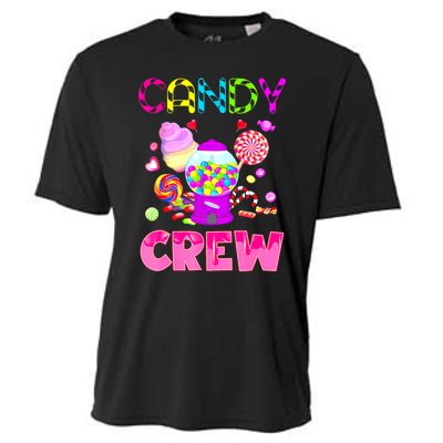 Candy Land Costume Women Candy Crew Sweetie Candy Squad Cooling Performance Crew T-Shirt