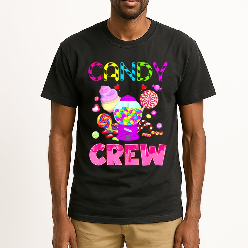 Candy Land Costume Women Candy Crew Sweetie Candy Squad Tall T-Shirt