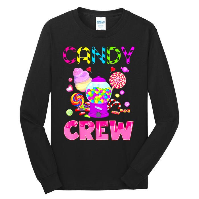 Candy Land Costume Women Candy Crew Sweetie Candy Squad Tall Long Sleeve T-Shirt