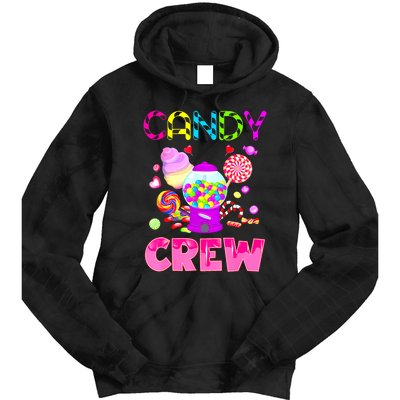 Candy Land Costume Women Candy Crew Sweetie Candy Squad Tie Dye Hoodie