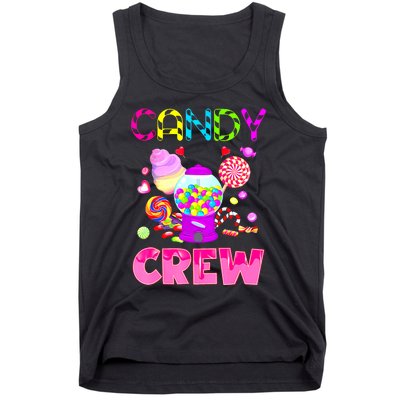 Candy Land Costume Women Candy Crew Sweetie Candy Squad Tank Top