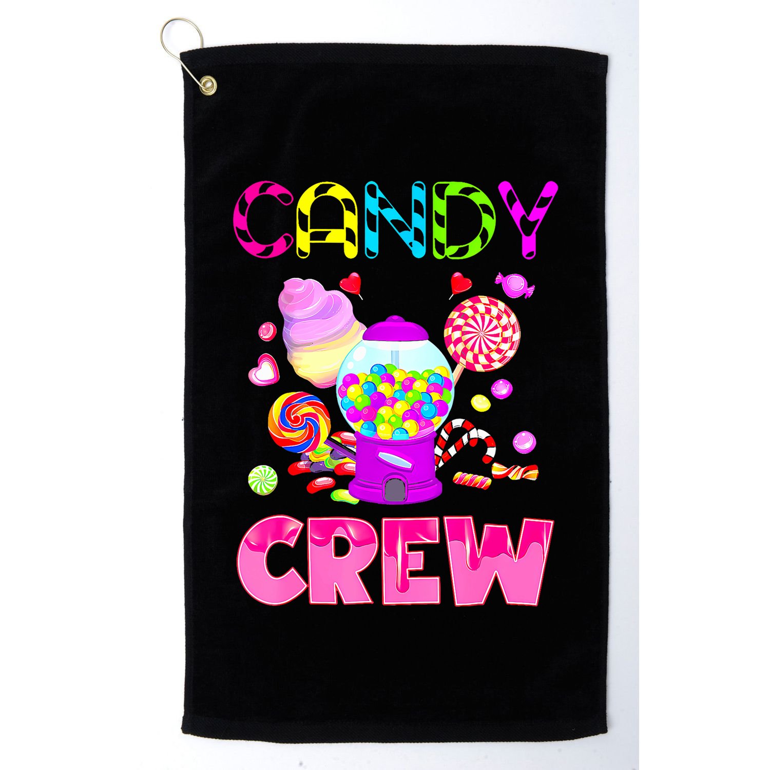 Candy Land Costume Women Candy Crew Sweetie Candy Squad Golf Towel